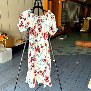 Floral midi lightweight dress by Marciano.